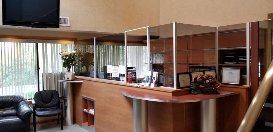 dental office reception desk